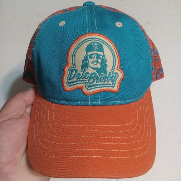 Dale Brisby/Rock and Roll Denim Aztec Print Trucker Snapback Hat/Cap - Picture 1 of 8